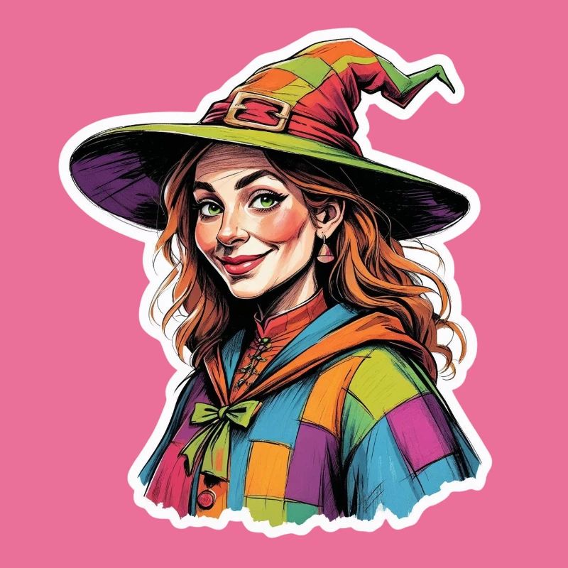 Pretty Patchwork Witch