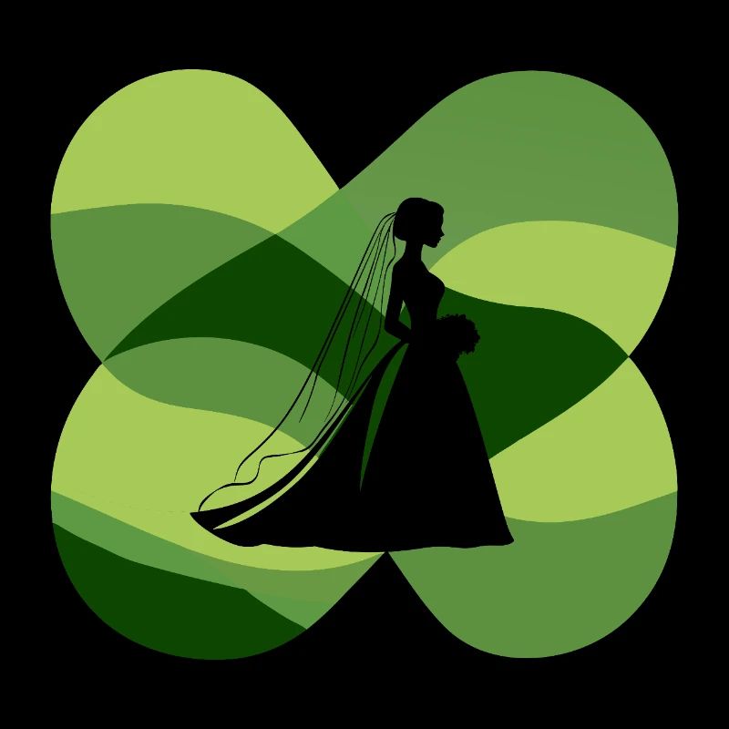 Braut Brautjungfer Hochzeitskleid