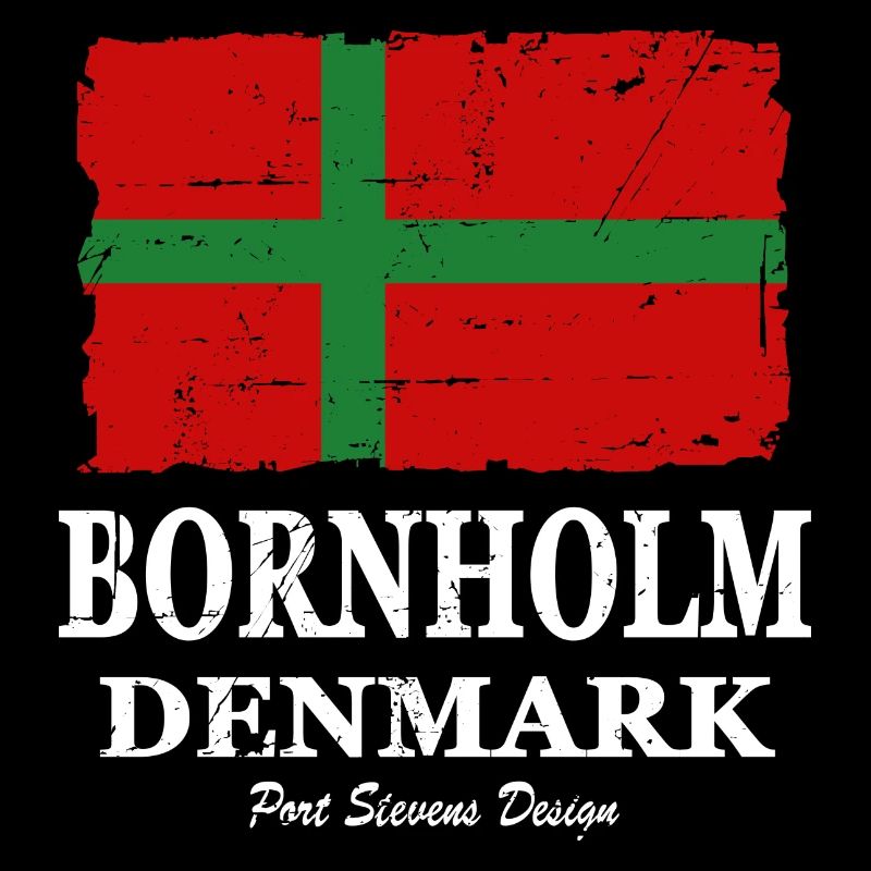 Drapeau de Bornholm - Drapeau de Bornholm - look minable