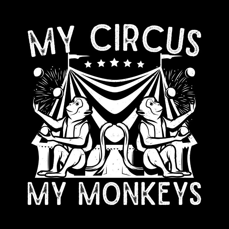 Graphique Cirque Mes Singes Mes Cadeaux Cirque