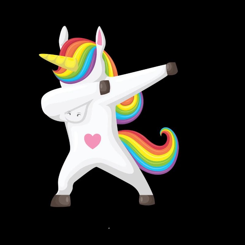 Dabbing Unicorn Geschenkidee dab dabbendes Einhorn