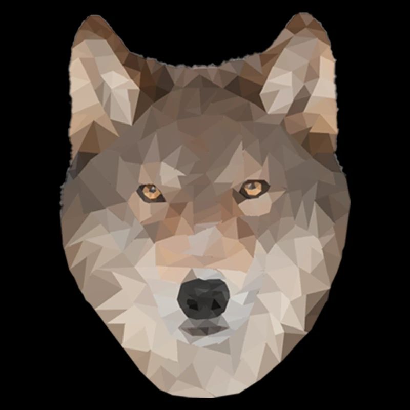 Polygon Wolf Design