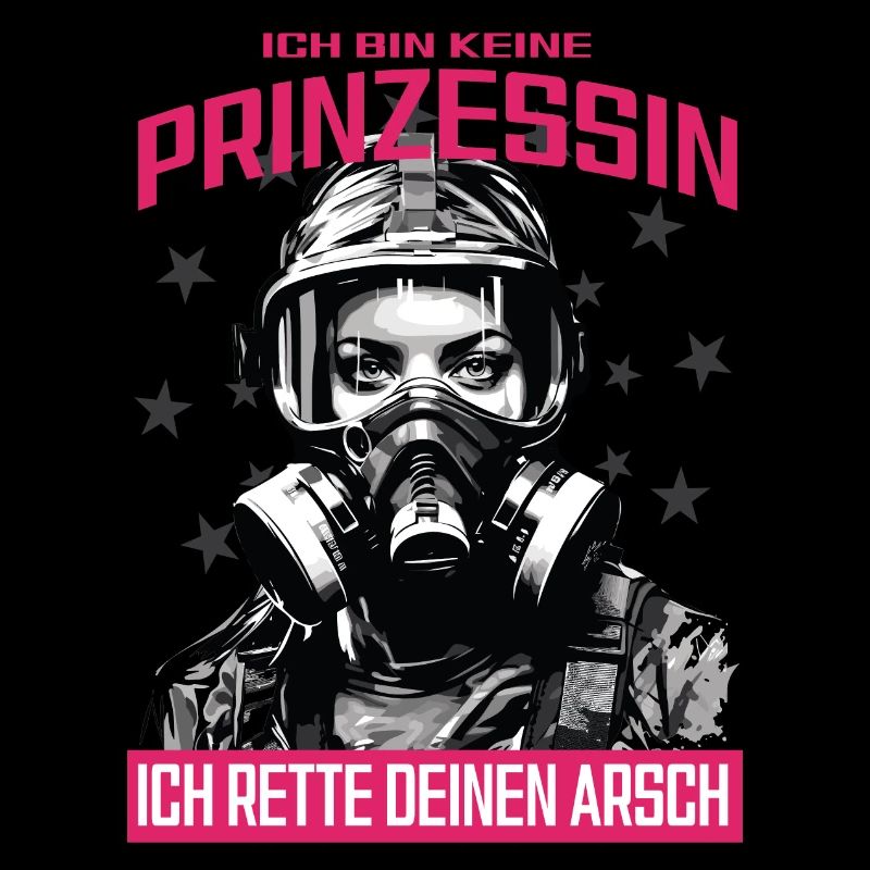 T-shirt princesse pompier