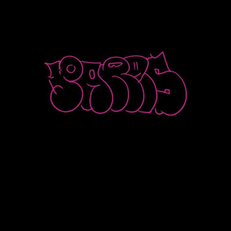 Pinkes Pariser Graffiti Paris T-Shirt Bubble