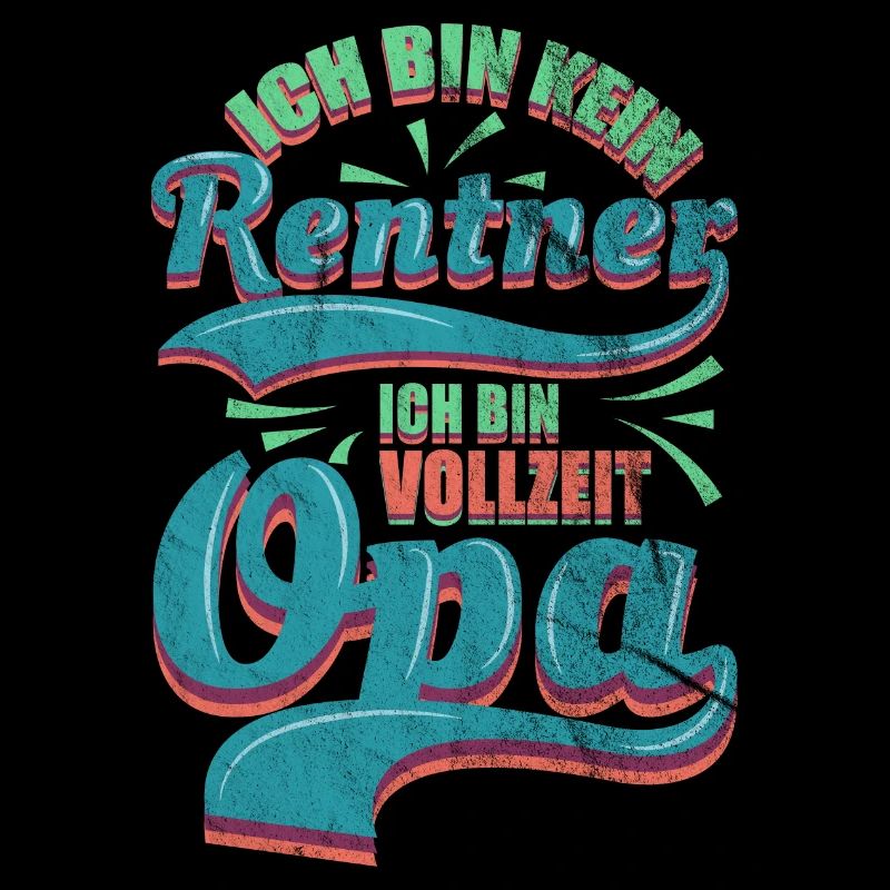 Rentner Rente Opa Großvater Geschenkidee