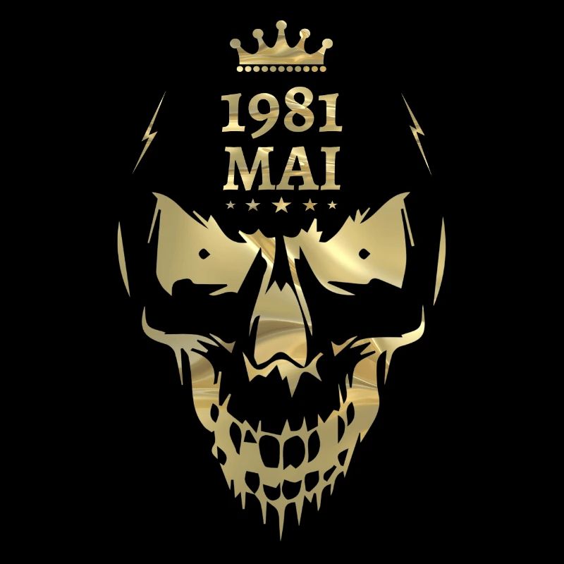 Mai 1981 Crâne Or