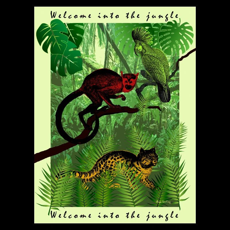 Animaux dans la jungle