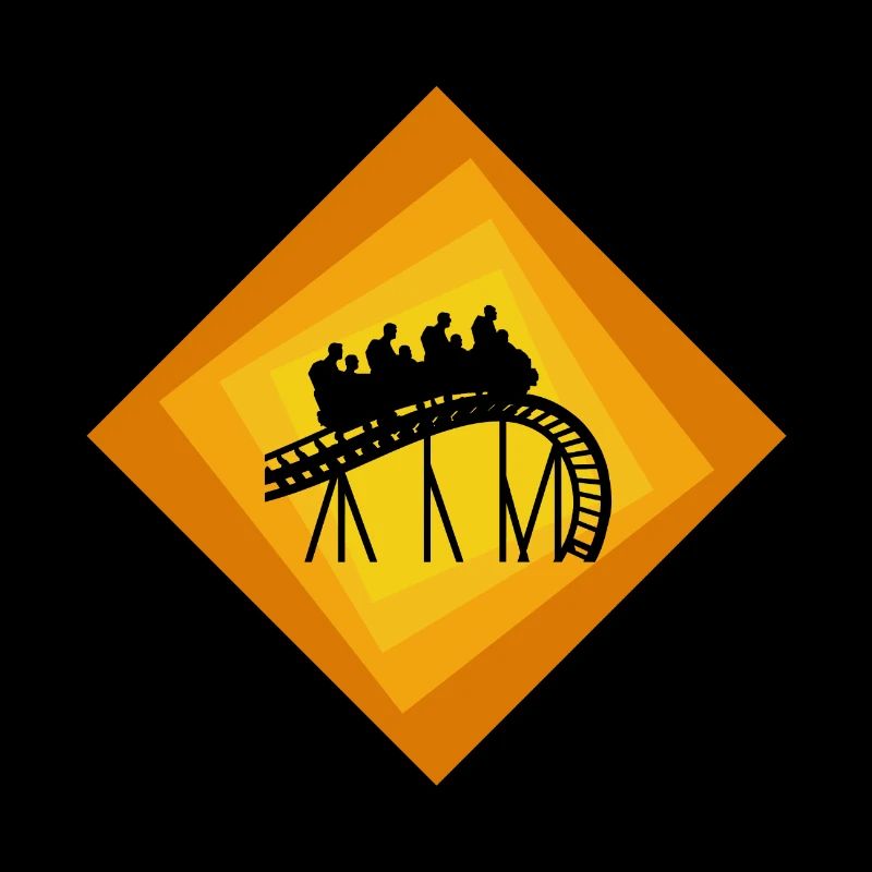 Roller coaster marquee fairground