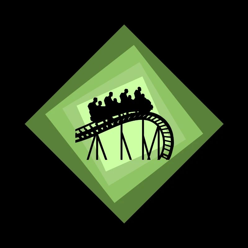 Achterbahn rollercoaster Rummel