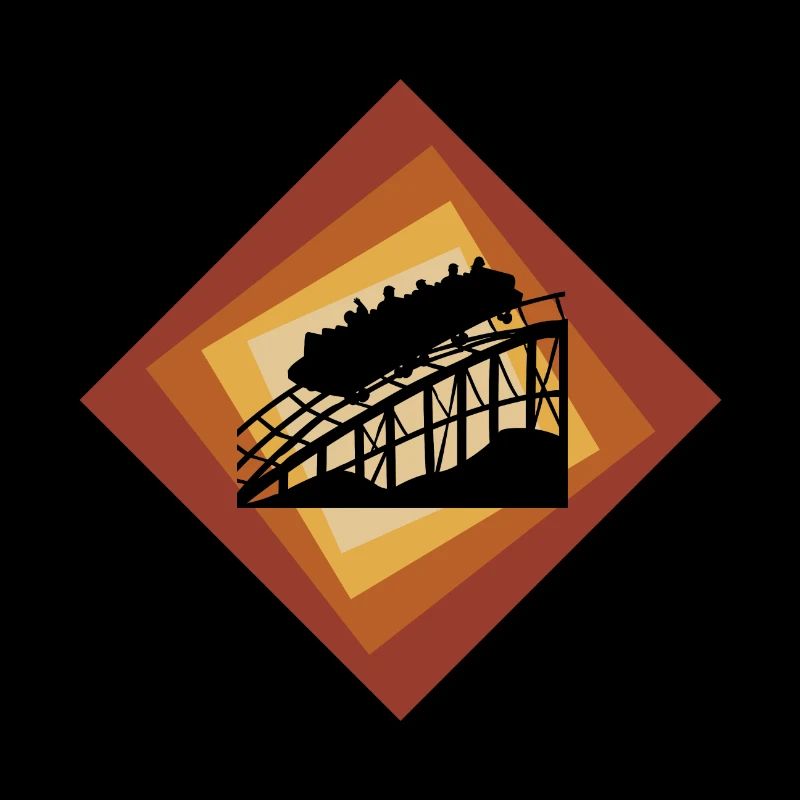 Roller coaster funfair marquee