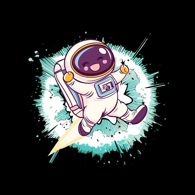 Astronaut Spaceman Rocket