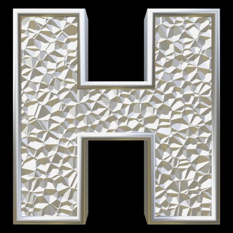 H, letter, letter H, initial, initial H, monogram,