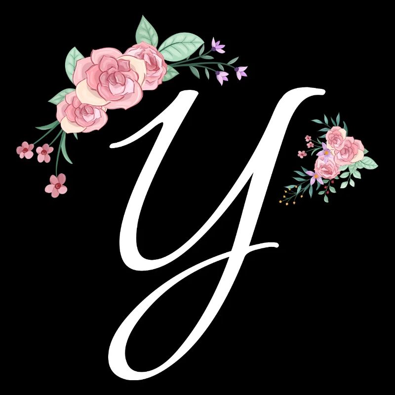 Lettre y fleurs