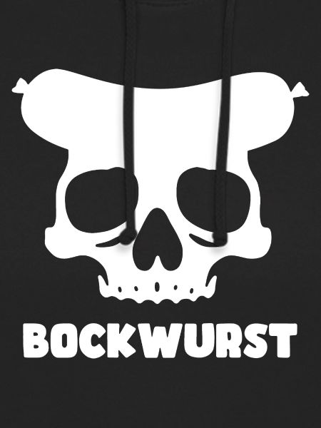 Bockwurst Skull Grafik