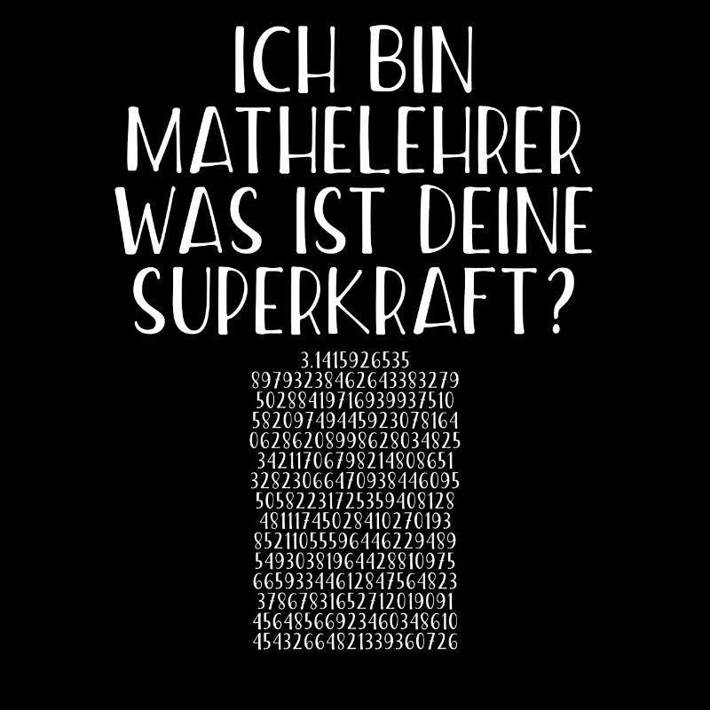 MATHELEHRER SUPERKRAFT PI GESCHENK