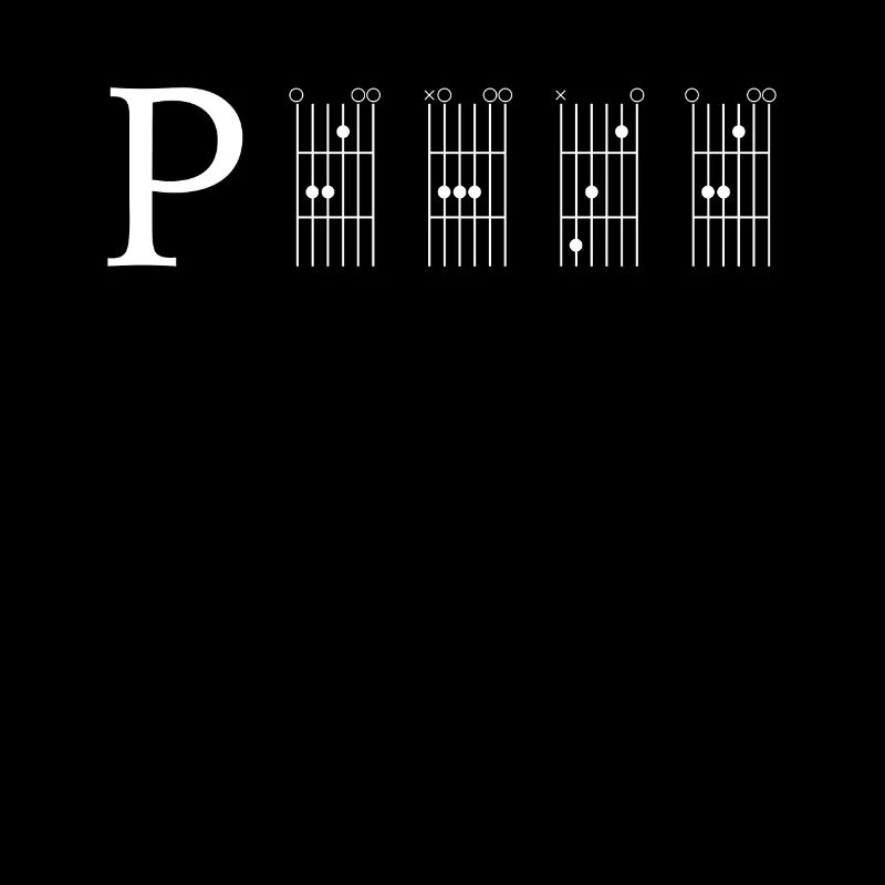 Guitar Chords Father Papa Gift