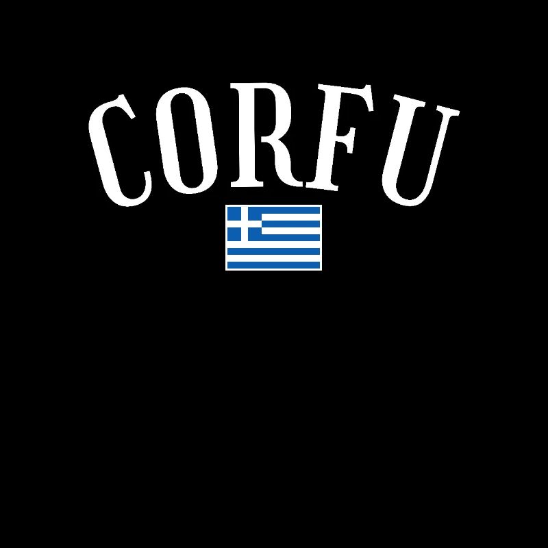 Corfou Grèce Drapeau grec Grec