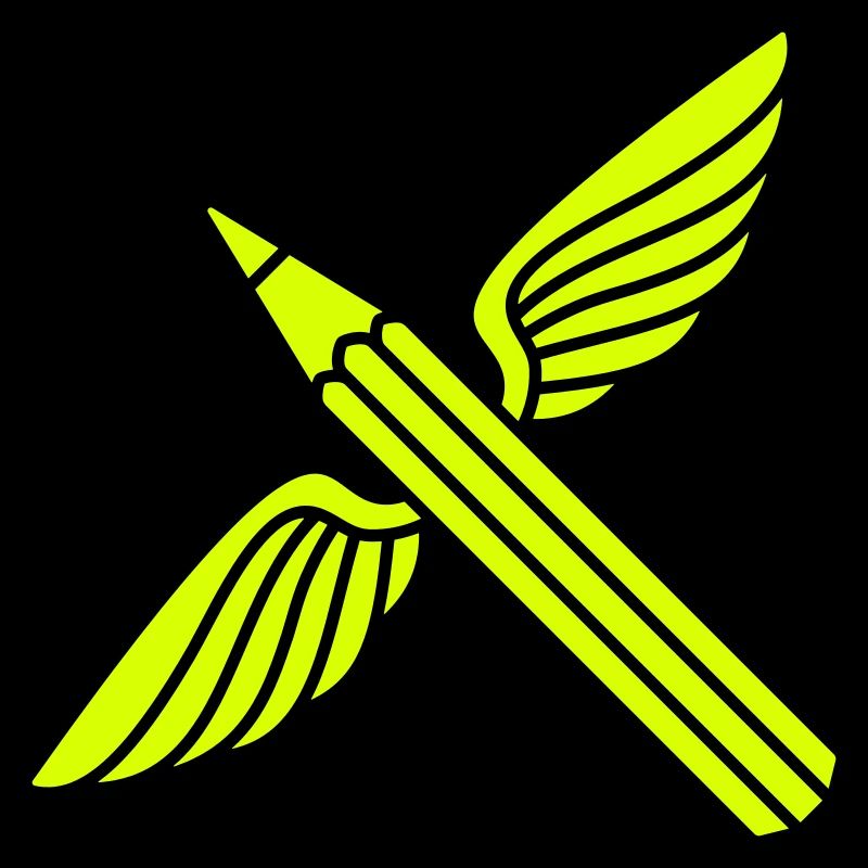 Geflügelter Bleistift