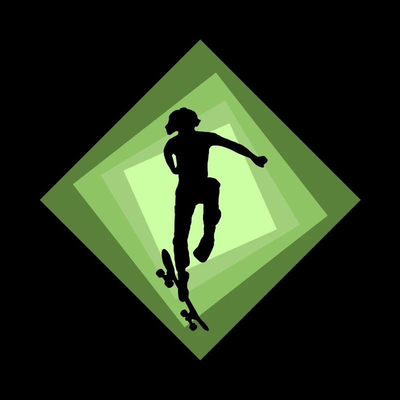 Halfpipe Skateboarder