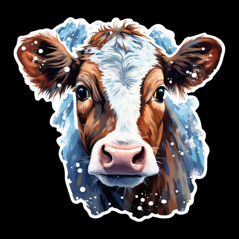 Beef in the snow