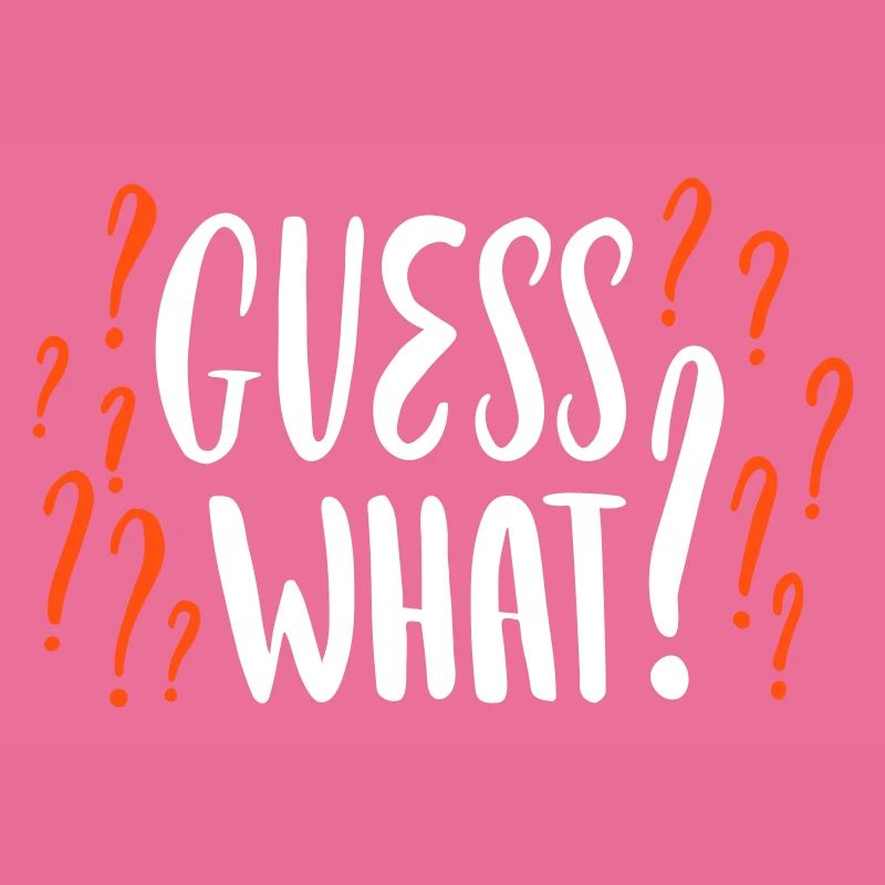 Guess What Errate Junge oder Mädchen Schwanger