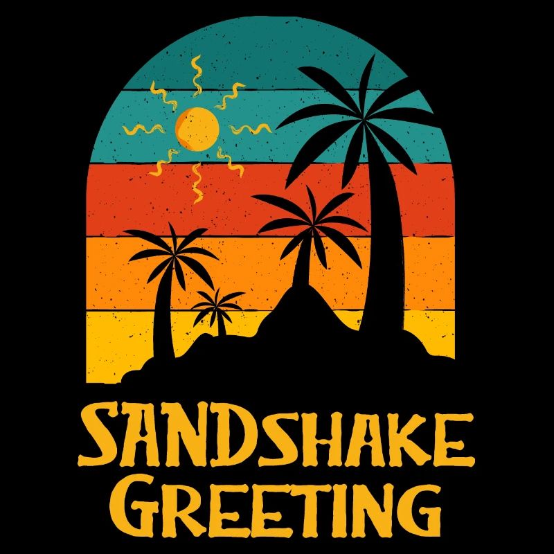 Sandshake Greeting Summer Trip Tropical Travel