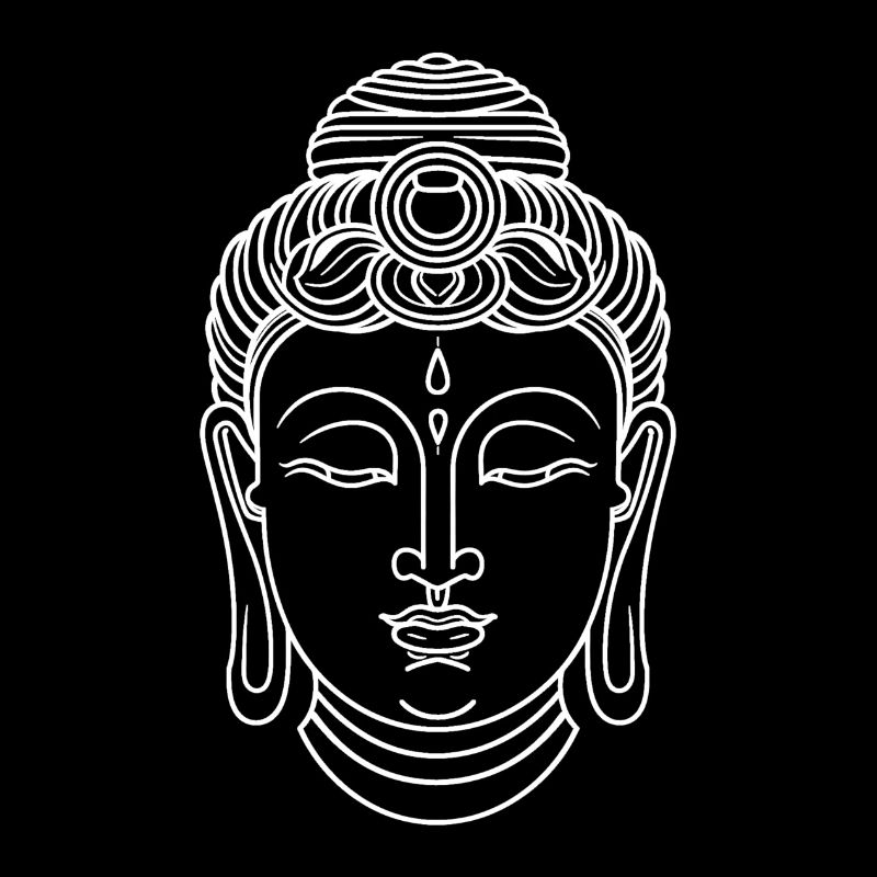 Buddha Head white