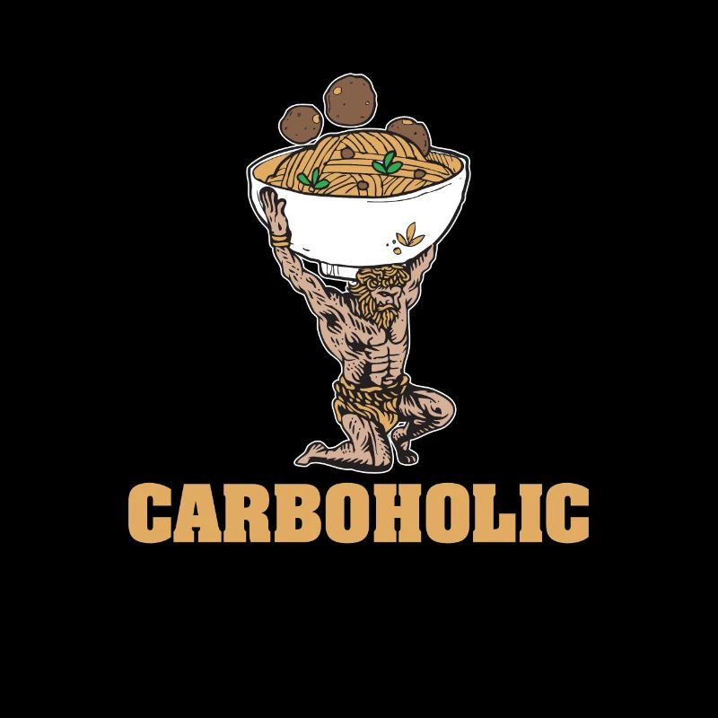 Carboholic Funny Carbohydrate Loading Noodles
