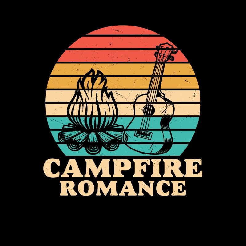 Romance feu de camp rétro drôle