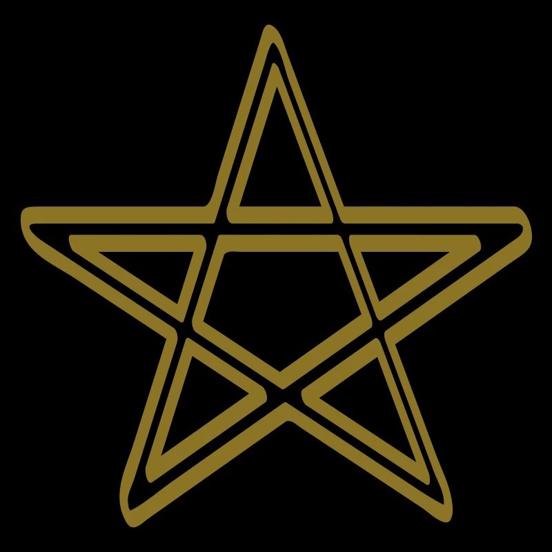 Symbole d’art de la ligne de pentacle