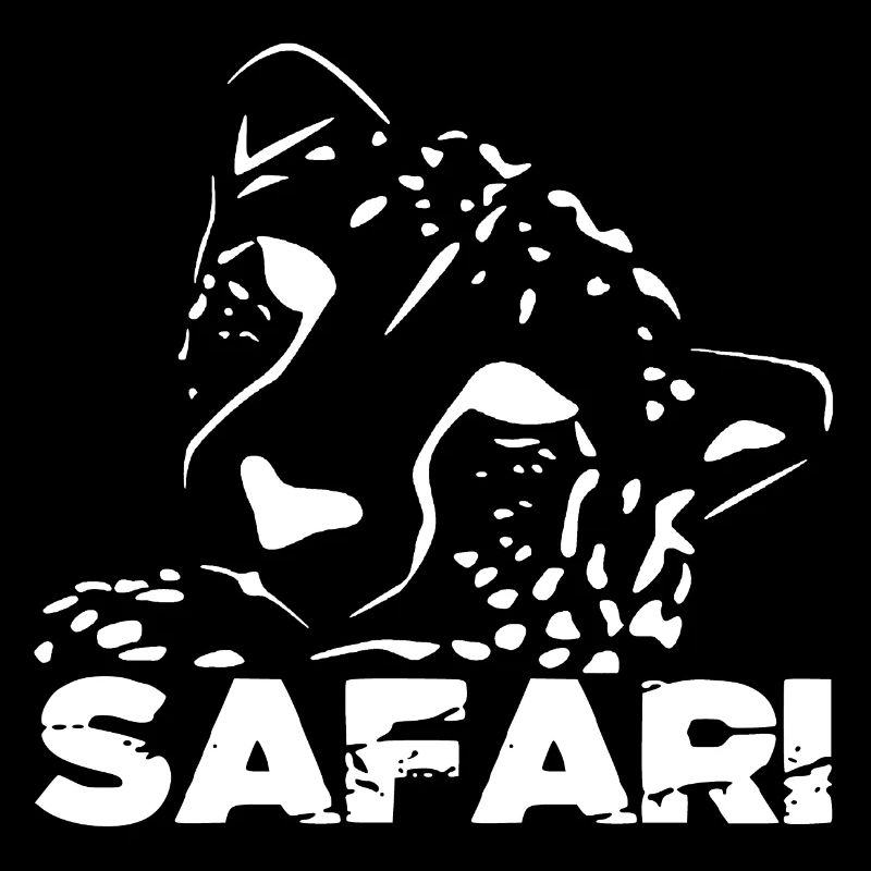 Safari Léopard Silhouette