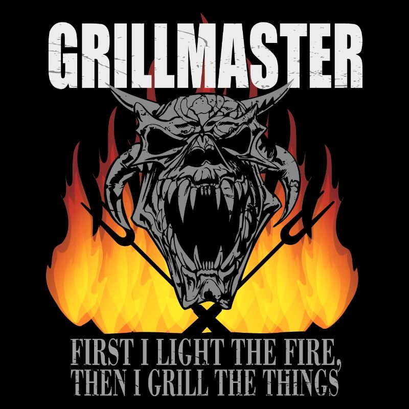 Barbecue Grillmaster First i light the fire