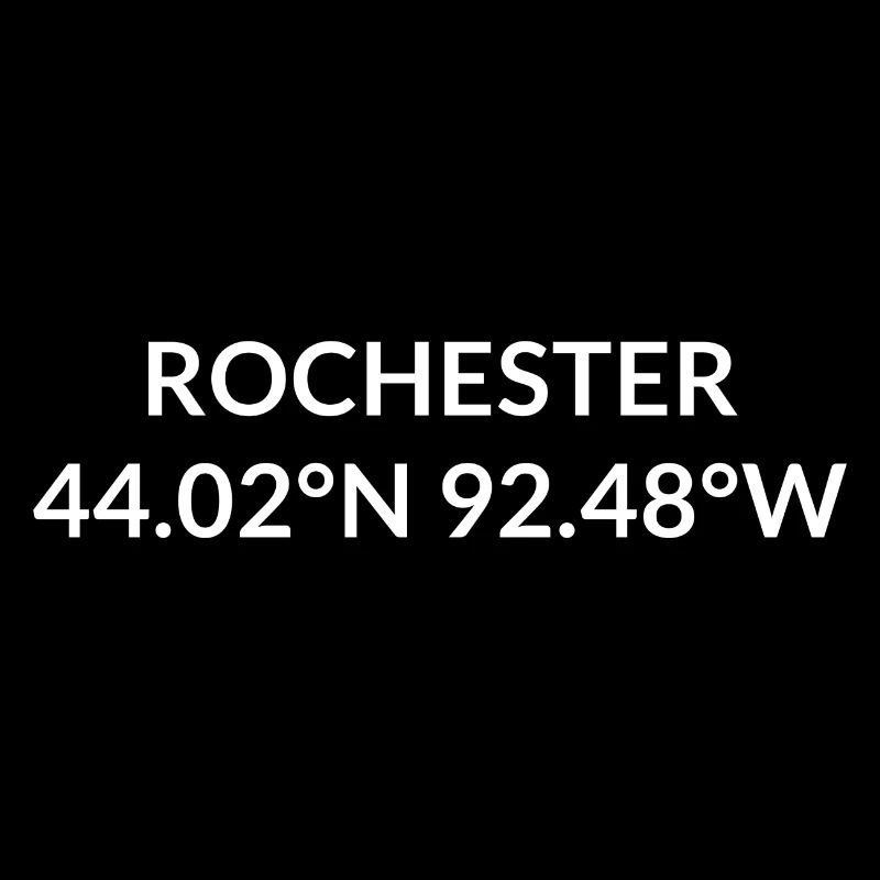 Coordonnées de Rochester, Minnesota, États-Unis