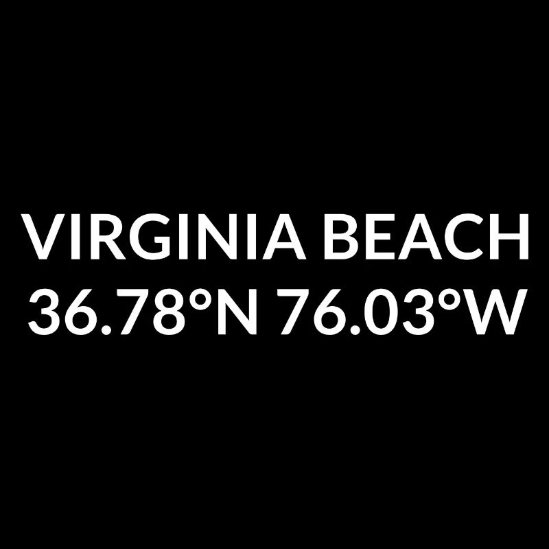 Virginia Beach, Virginia USA Coordinates