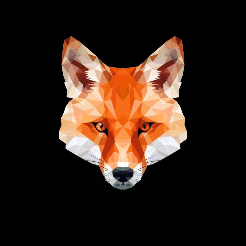 Fuchs in Origami Optik