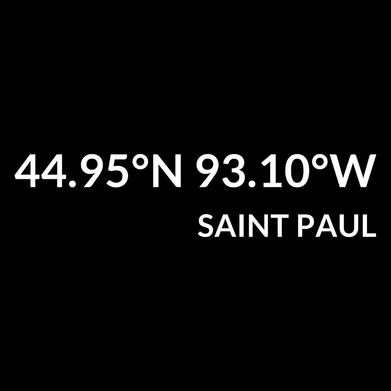 Saint Paul, Minnesota, USA Coordinates