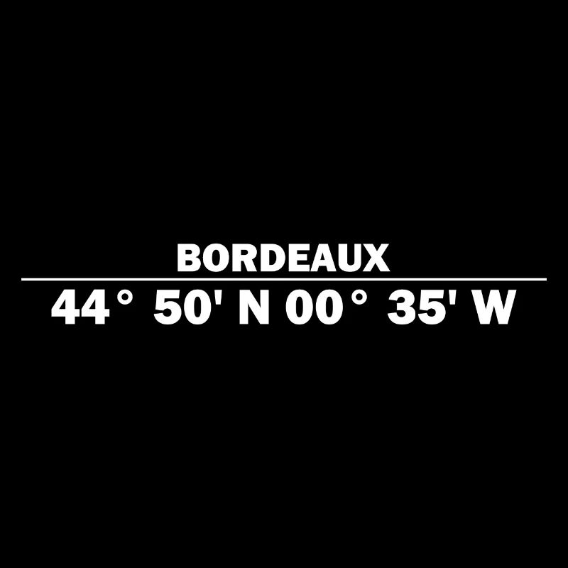 Coordonnées de Bordeaux