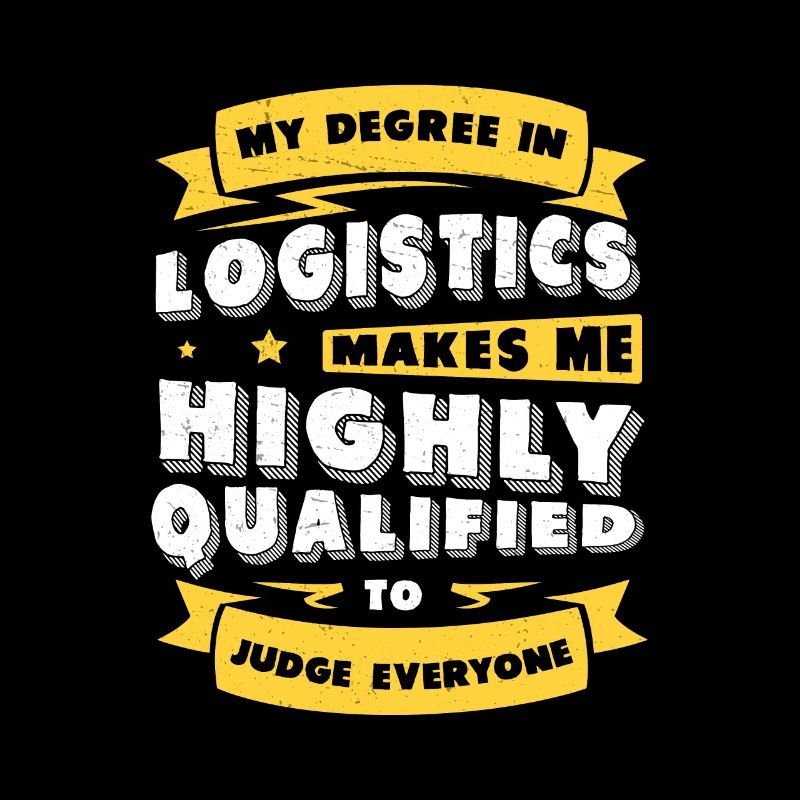 Funny logistics conclusion for a logistician