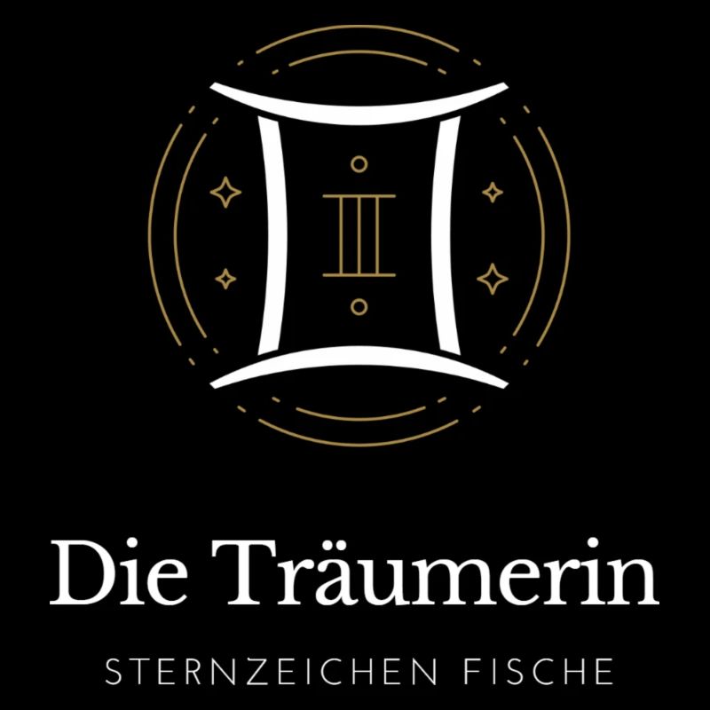 Pisces Träumerin Sternzeichen Muster