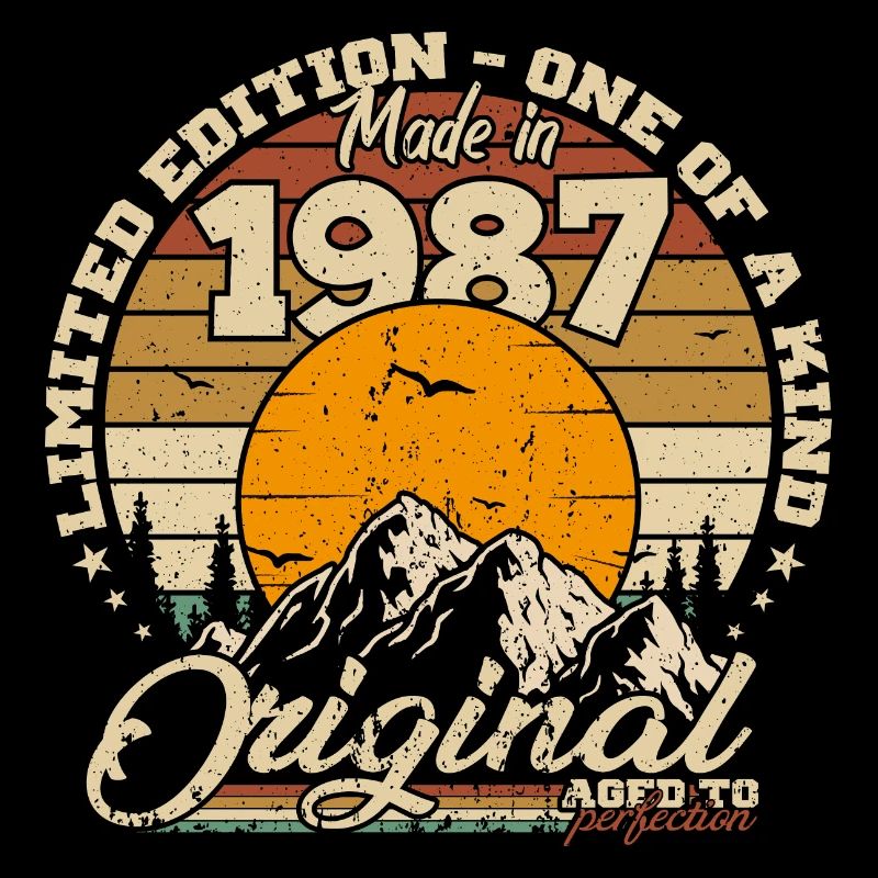 Made in 1987 Birthday Gift 1987 Retro 1987