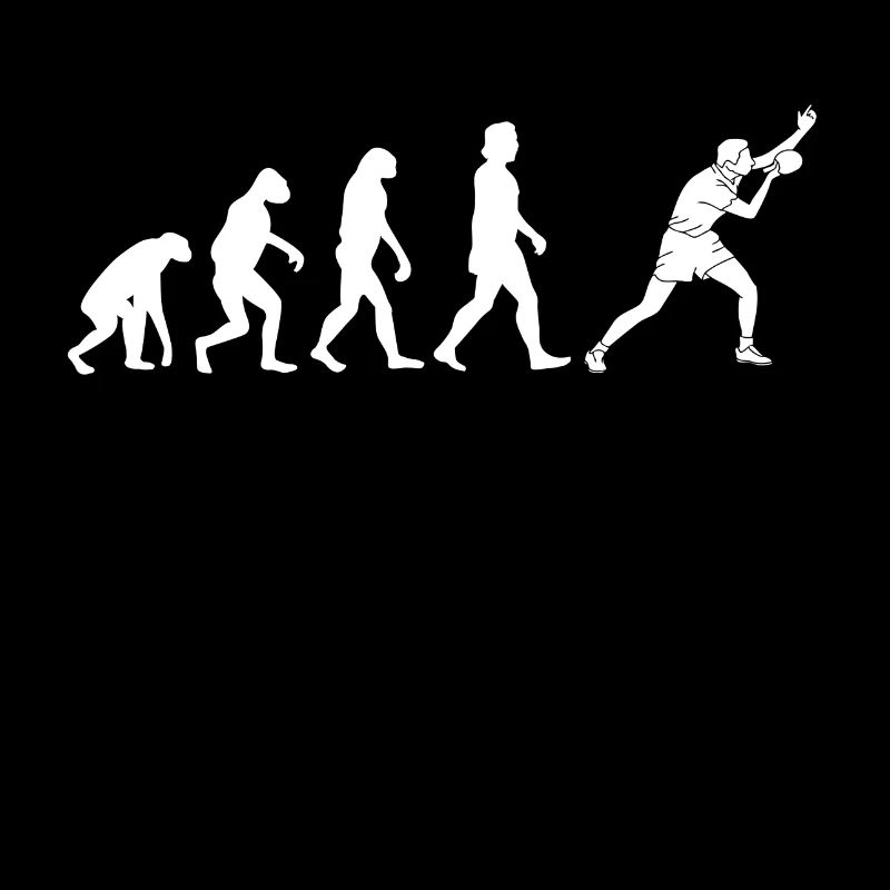 Cadeau de joueur de tennis de table Evolution Tennis de table