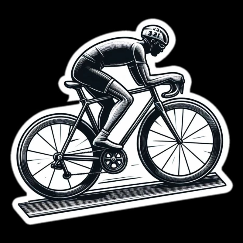 Guy on a bicycle