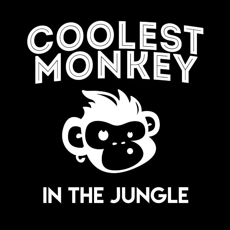Monkey Affe der coolste im Jungle