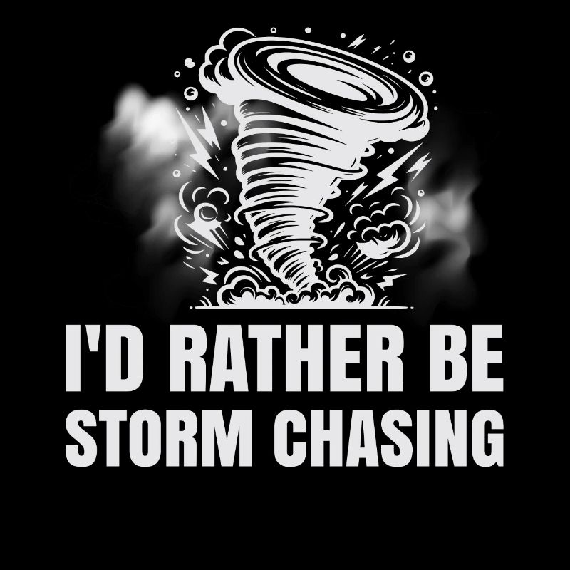 I'd rather be Storm Chasing Tornado Hurricane