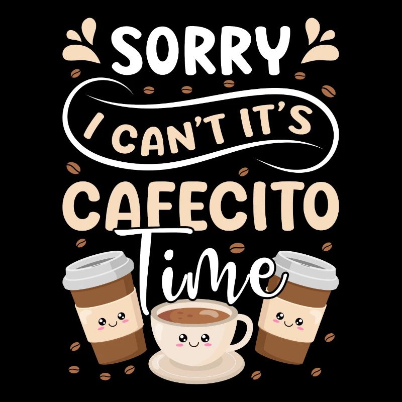 Spanisches Kaffeedesign „cafecito & Concha Lovers“