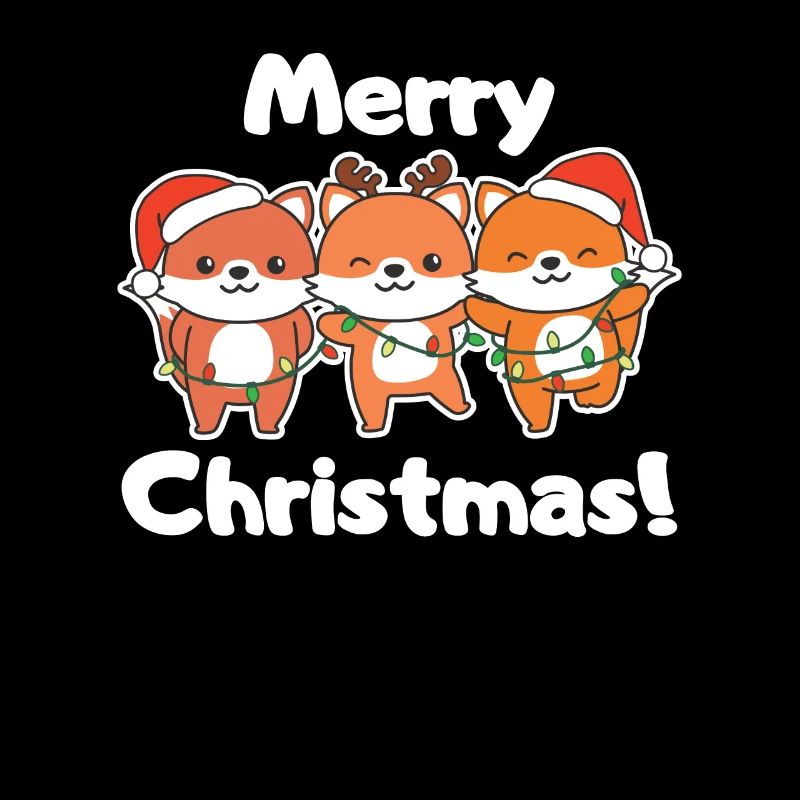 Fox Christmas Animals Foxes Merry Christmas