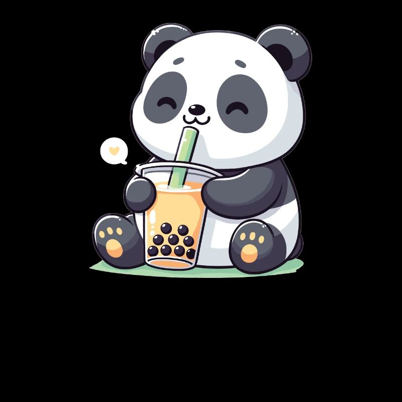 Kawaii Pandas Bubble Tea Boba Panda