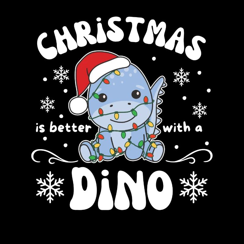 Weihnachten ist besser mit einem Dino
