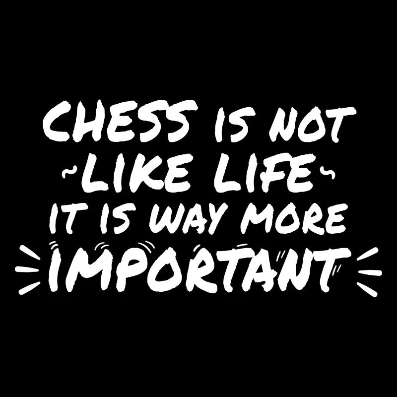 Les échecs ne sont pas comme la vie, c’est plus important