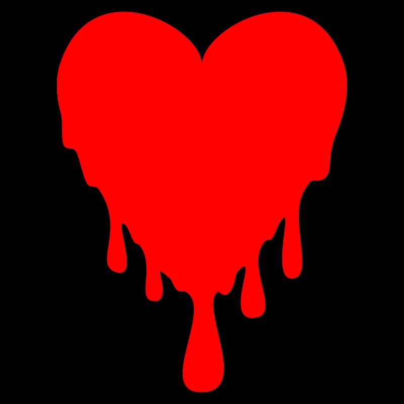 dripping heart